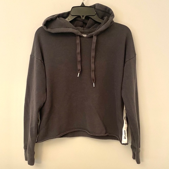 aerie Tops - Aerie faded gray sweatshirt hoodie S